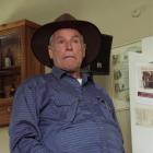 Australian bush poet Milton Taylor delivers some of his lines at the Ancient Briton Hotel in...