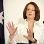 Australian Prime Minister Julia Gillard is under attack from critics. (AP Photo/Mark Graham)