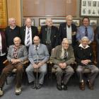 Back row, from left, Irene Black, William Barron, Alexander Robinson, Norman Maze, Thomas McNab,...