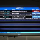 Bad news for those hoping to meet passengers at Dunedin International Airport last evening. Photo...