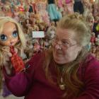Balclutha toy collector Chrystle Collis with a Bratz doll at Dollyworld in Balclutha. Photos by...