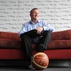 Basketball New Zealand chief executive Tim Hamilton talks hoops in Dunedin yesterday. Photo by...