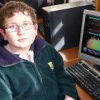 Bayfield High School pupil Indy Griffiths shows the software he is installing into 90 of his...