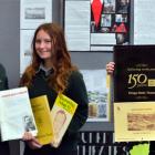 Bayfield High School year 10 pupils (from left) Georgia Auckram, Gemma Cleaver and Penny Woods ...