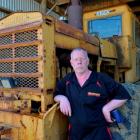 Beachlands track maintenance manager Tony Duncan with a grader, one of three vehicles that had ...