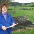Beaumont Rural Women's secretary Margaret Healy reflects at the Beaumont cemetery on the...