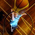 Ben Mackay practises shooting and scoring after his selection for the NZ under-17 Koru team....