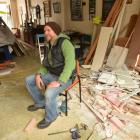 Best Cafe co-owner Marc Yeoman in his Dunedin cafe yesterday. Photo by Stephen Jaquiery.