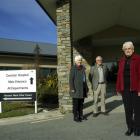 Bev Clark (left), Rory Gollop and Shirley Alabaster, veterans of the battle for quality services...