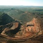BHP Billiton's Mt Whaleback iron ore mine, in the Pilbara region of Western Australia, which has...