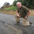Bill Pile says he blames the Waitaki District Council’s rush to seal Haven St for the road’s...