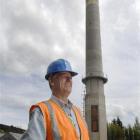 Blackhead Quarries drilling and blasting manager Paul Mollart holds an explosive charge which...