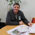 Bluff Oyster and Food Festival Charitable Trust chairman John Edminstin looks over plans for...