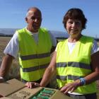 Bob and Judith McLeary, both of Wanaka, set up a Challenge Wanaka aid station, near Tarras.