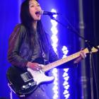 Boh Runga plays in the band Anika Boh & Hollie at the Winery Tour at Forsyth Barr Stadium last...