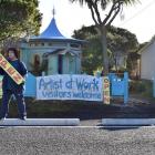 Brighton woman Janet Weir-Crooks says people have stopped coming to her art gallery since...