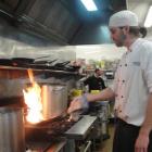 British sous chef Adam Rickett first decided to work on the skifields for a chance to snowboard,...