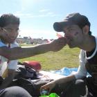 Brothers Ashish and Akshay Miranda at World Youth Day in Sydney last year.