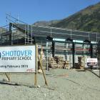 Builders and Shotover Primary School staff have a busy few weeks  ahead as they ready the new...