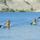 Callum Geddes (left, 16), of Dunstan High School, and Hayden Dickey (15), of Mt Aspiring College,...