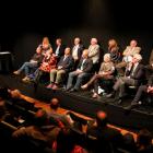 Candidates standing for the Queenstown Lakes District mayoralty and council on stage at the...