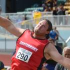 Cantabrian Tom Walsh shows the form that won him the senior men’s shot put title at the national...