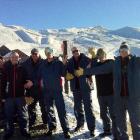 Cardrona's car-parking crew counts down for the skifield's opening day tomorrow.  Photo by Lake...