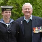 Catherine Campbell and her grandfather John Campbell will both march in tomorrow's remembrance...