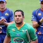 Central Districts batsman Kieran Noema-Barnett is applauded off the field by Otago players Nick...