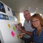 Central Otago Reap enviroschools co-ordinator Steve Brown and Alexandra Community House manager...