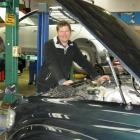 Changing shape of business: Independent Vehicle Services manager Brian Pay checks out a car.