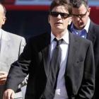 Charlie Sheen enters Pitkin County Courthouse in Aspen in this file photo.   (AP Photo/David...