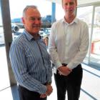 Chief executive Scott Paterson (left) and operations general manager Mark Harrington at...