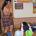 Children at Queenstown Primary School had lots of questions and were eager to tell the Highlander...