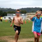 Children compete in last year's Plains Junior TRYathlon at Mosgiel. Photo supplied.