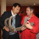 Chinese deer expert Professor Quankai Wang, of Jilin Agricultural University in northern China,...