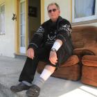 Chris Watson rests at his Palmerston home. Photo by Hamish MacLean.