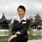 Christchurch-based Chinese consul-general Tan Xiutian visits the Dunedin Chinese Garden this week...