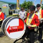 Christchurch entertainers the Be There Bicycle Band will play in Queenstown and Arrowtown this...