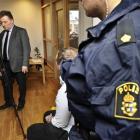 Claes Borgstrom, left, lawyer for the two women who claim to have been sexually assaulted by...