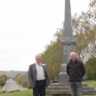 Clutha district councillor Jeff McKenzie and John Herbert of the West Otago Community Board,...
