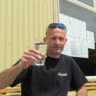 Coast Cafe and Restaurant owner Richard Collins salutes the decision to link the Oamaru and...