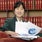 Columba College, Dunedin, pupil Grace Oh is pleasantly surprised she gained top marks for New...