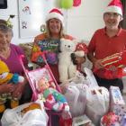 Combined Christmas Food Bank co-ordinator Rosalie Littlejohn (left), Presbyterian Support Family...