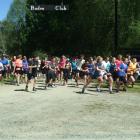 Competitors in the Lawrence Spring Duathlon set off from the gymkhana grounds on Saturday. Photo...
