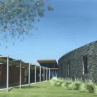 Concept drawings of the proposed Alexandra Community House, designed by Parker Warburton Team...