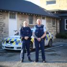 Constables Nick Turner (left) and Michael White have recently graduated from police college and...