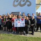 Corstorphine Community Hub users and community members rally in support of one of their own, Pape...