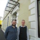 Council of Social Services Dunedin executive officer Alan Shanks (right) and Community Support...