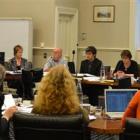 Councillors debate at the Dunedin City Council, Municipal Chambers on Tuesday. Photo by Peter...